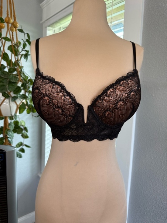 Felina Other - Felina Lingerie Lace Plunge Bralette Size 36C Lace
